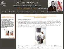Tablet Screenshot of dr-cocchi.fr
